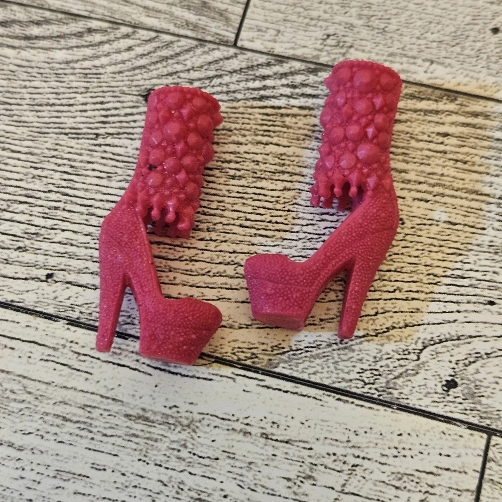 Mattel Barbie Accessories Lot Of Shoes 10 Pair Heels Multicolored Fashionista